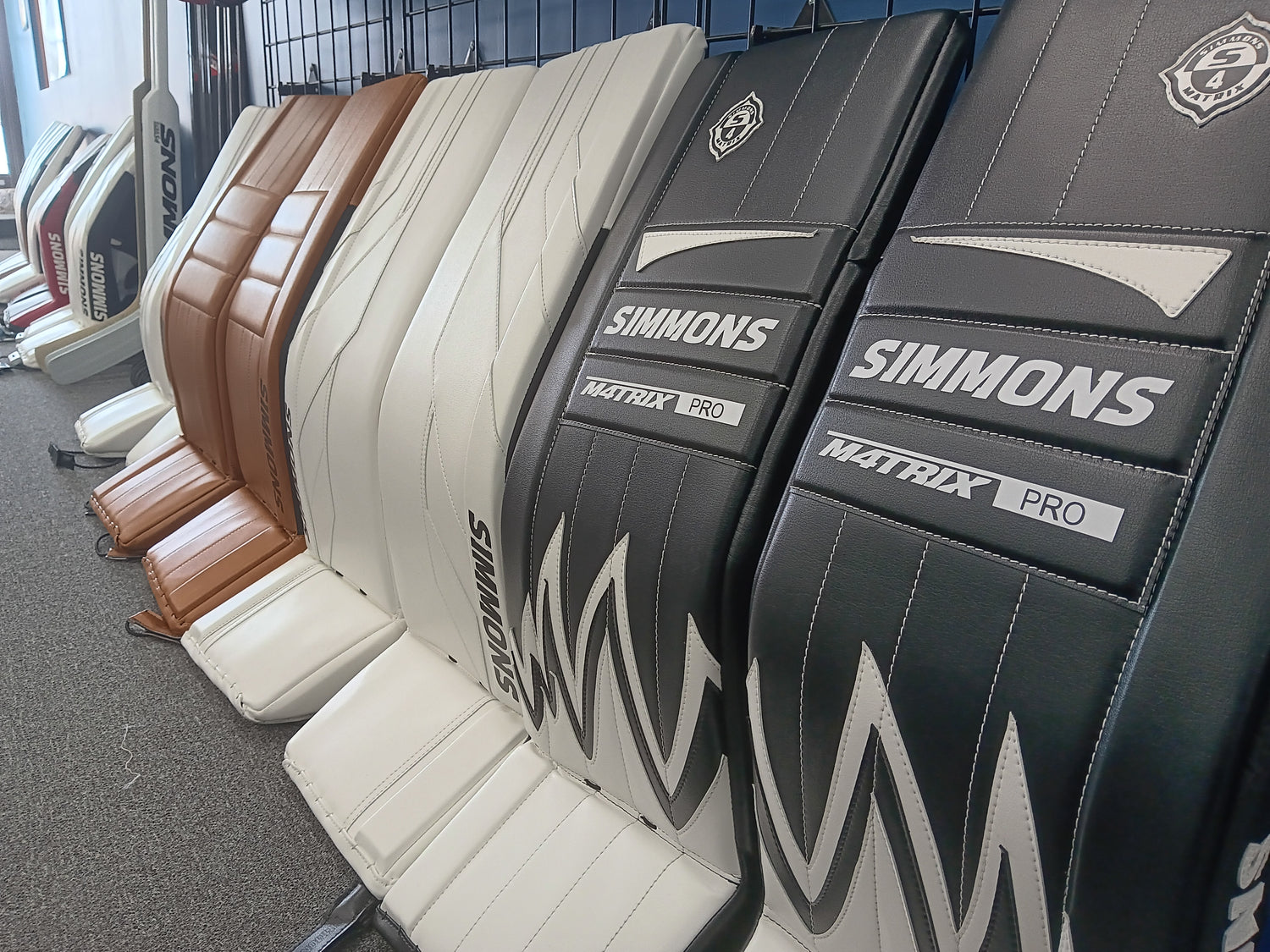 Simmons goalie pads